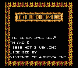 Black Bass screenshot 3 for NES